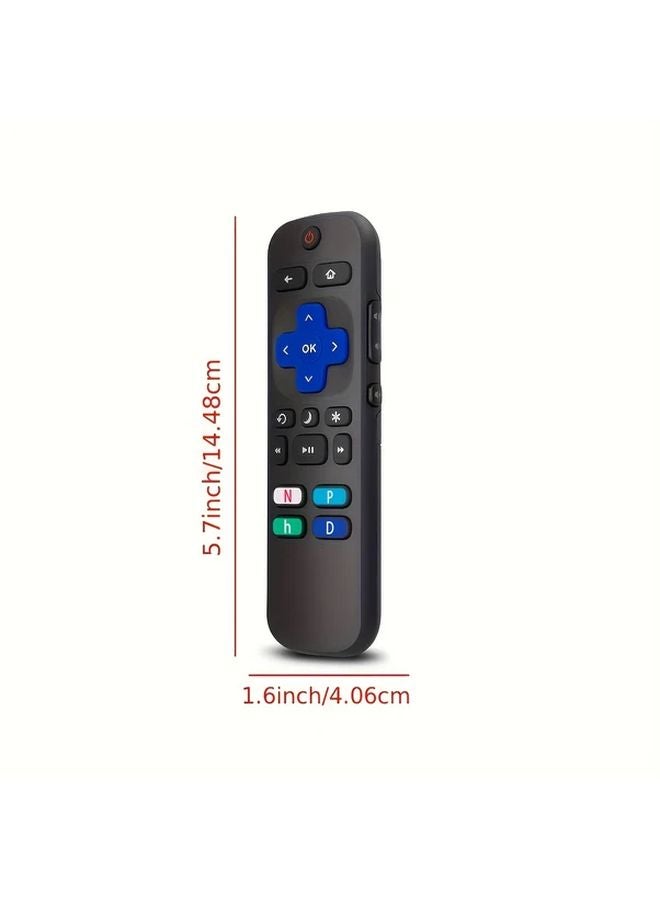 Universal Roku Remote Control Easy to Use 2 Pcs Black - Image 2